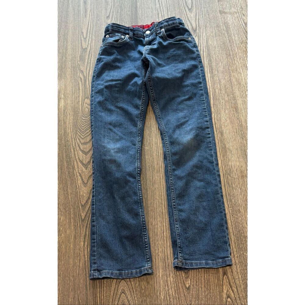 Levi's Youth Boys 511 Slim Flex Stretch Jeans Mid Rise Denim Medium Wash Size 14